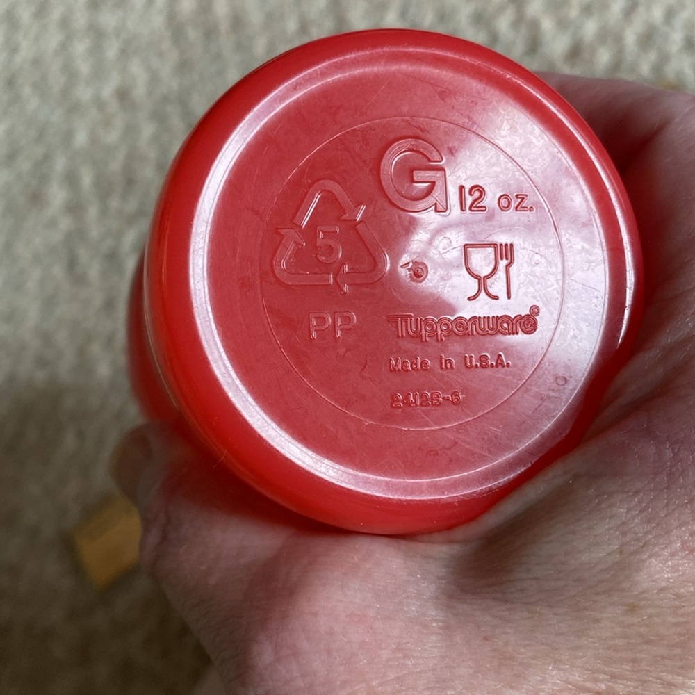 Tupperware cups/tumblers set 6 - Picture 6 of 12